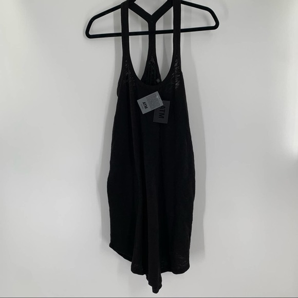 ATM Black Trapeze Mini Dress Women’s Size Small NWT - Picture 2 of 11